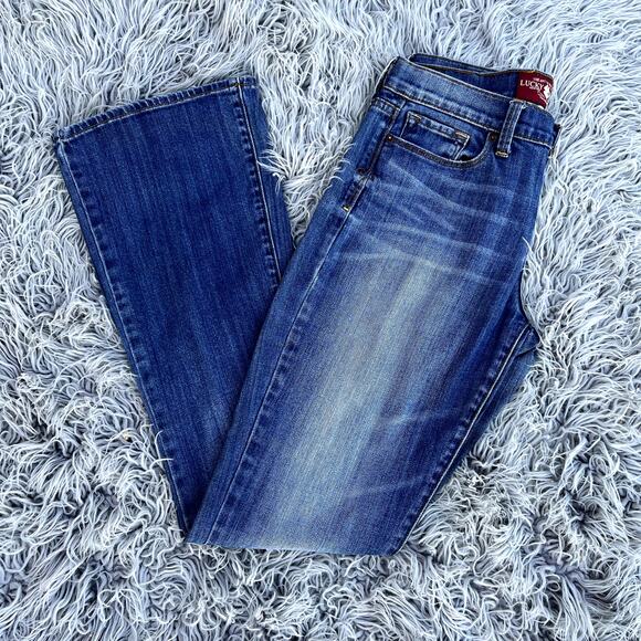 Lucky Brand Sofia Boot Bootcut Denim Jeans Medium Wash Womens 8 Tall 29 Long - Picture 1 of 8